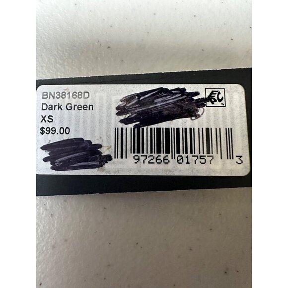 NWT Steve Madden Floral Chiffon Midi Dress XS Dark Green Floral Edgy READ - Picture 15 of 15